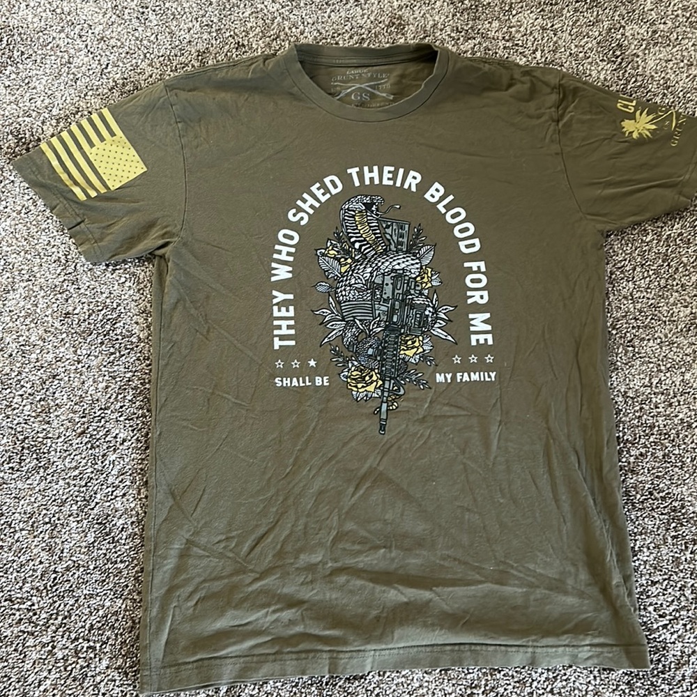 Club Grunt Style-they who shed their blood for me shall be my family.